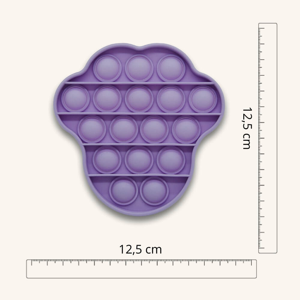 Pastel pop it-pakke med 5 stk.