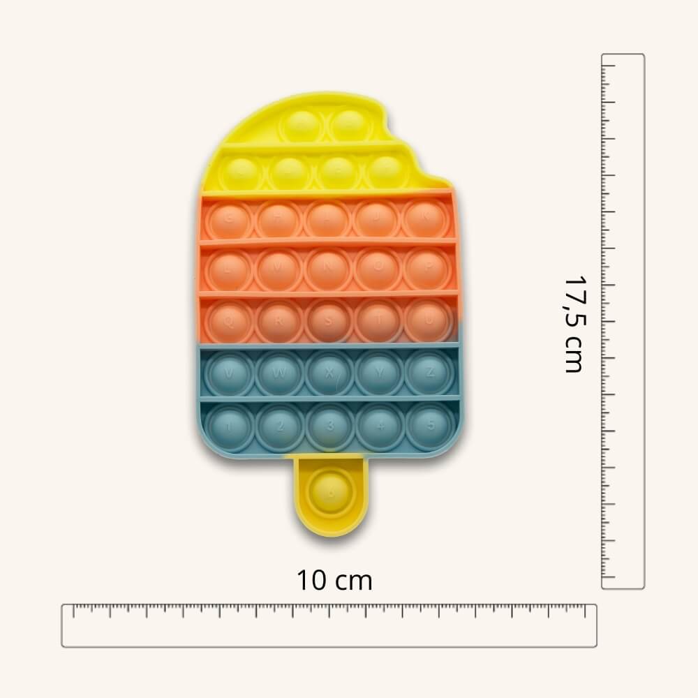 Pop it fidget toy rainbow ispind