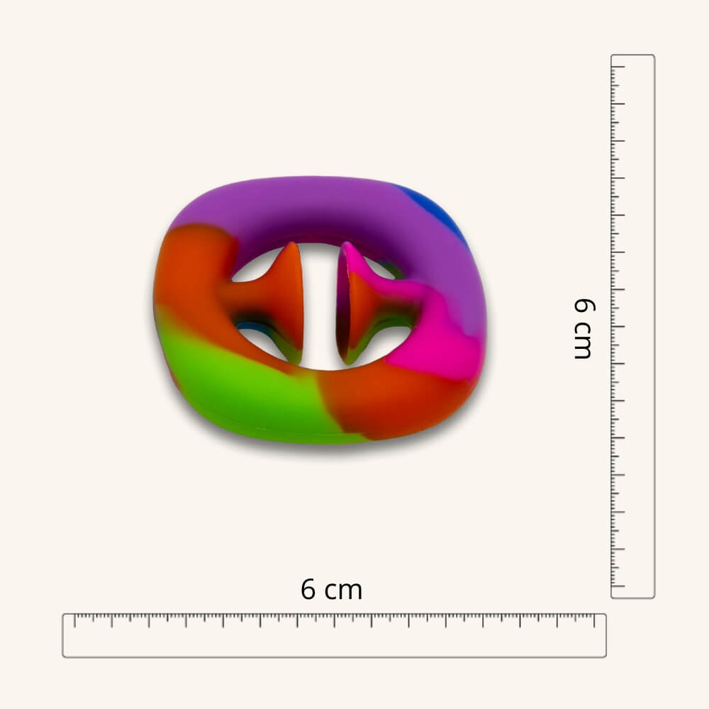 Regnbue snapperz fidget toy