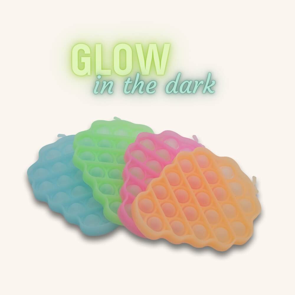 Glow in the dark pop it-vindrue